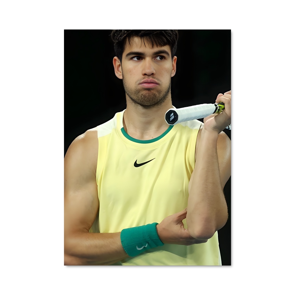 Poster Carlos alcaraz compétitivité